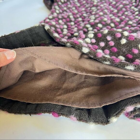 ISABEL GARRETON Girl’s Size 6 Wool Poly Blend Dress Polkadots Pink Red White - Picture 9 of 11